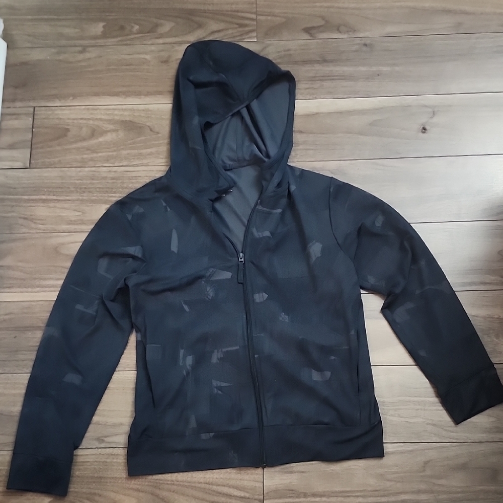 2/$10🔥Comfy Casual Hood Light Jacket Zipper, Black Grey, Unisex